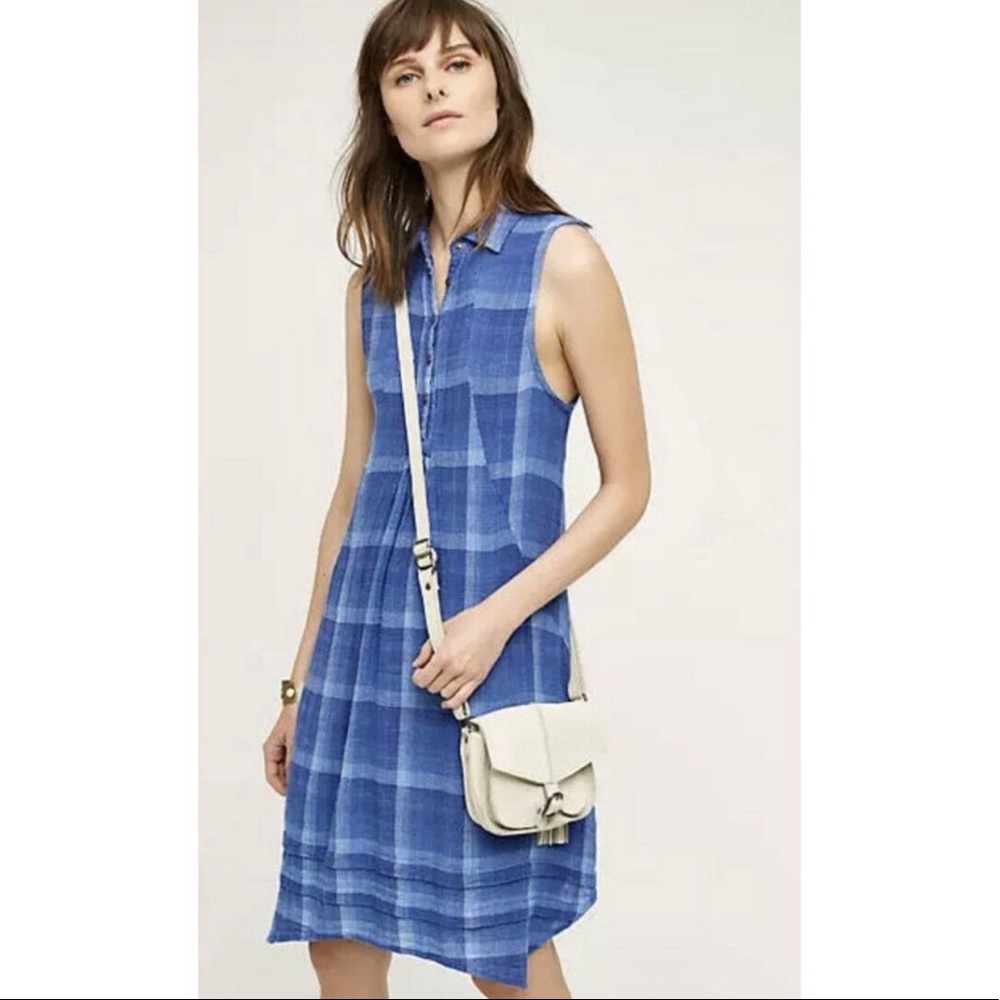 Anthropologie Isabella Sinclair Brien Shirt Dress Sz S